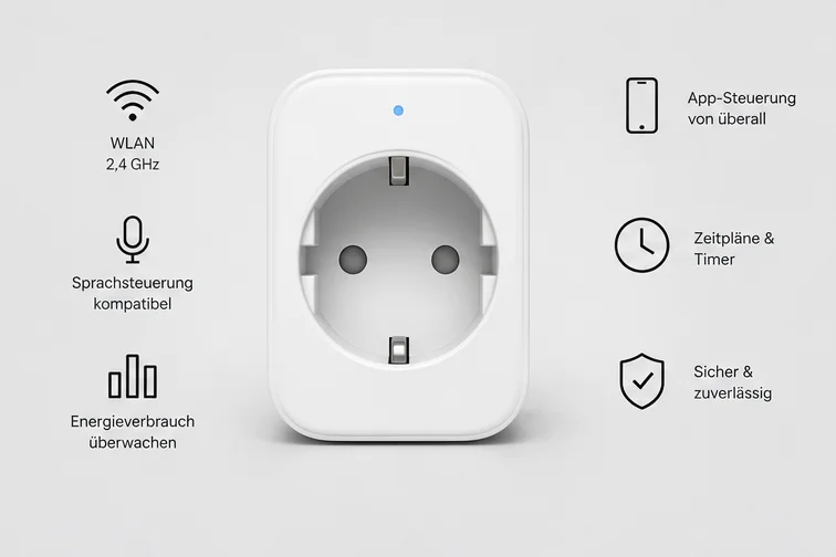 SmartHome WLAN-Steckdose Pro - Intelligente Steuerung für Ihr Zuhause 3
